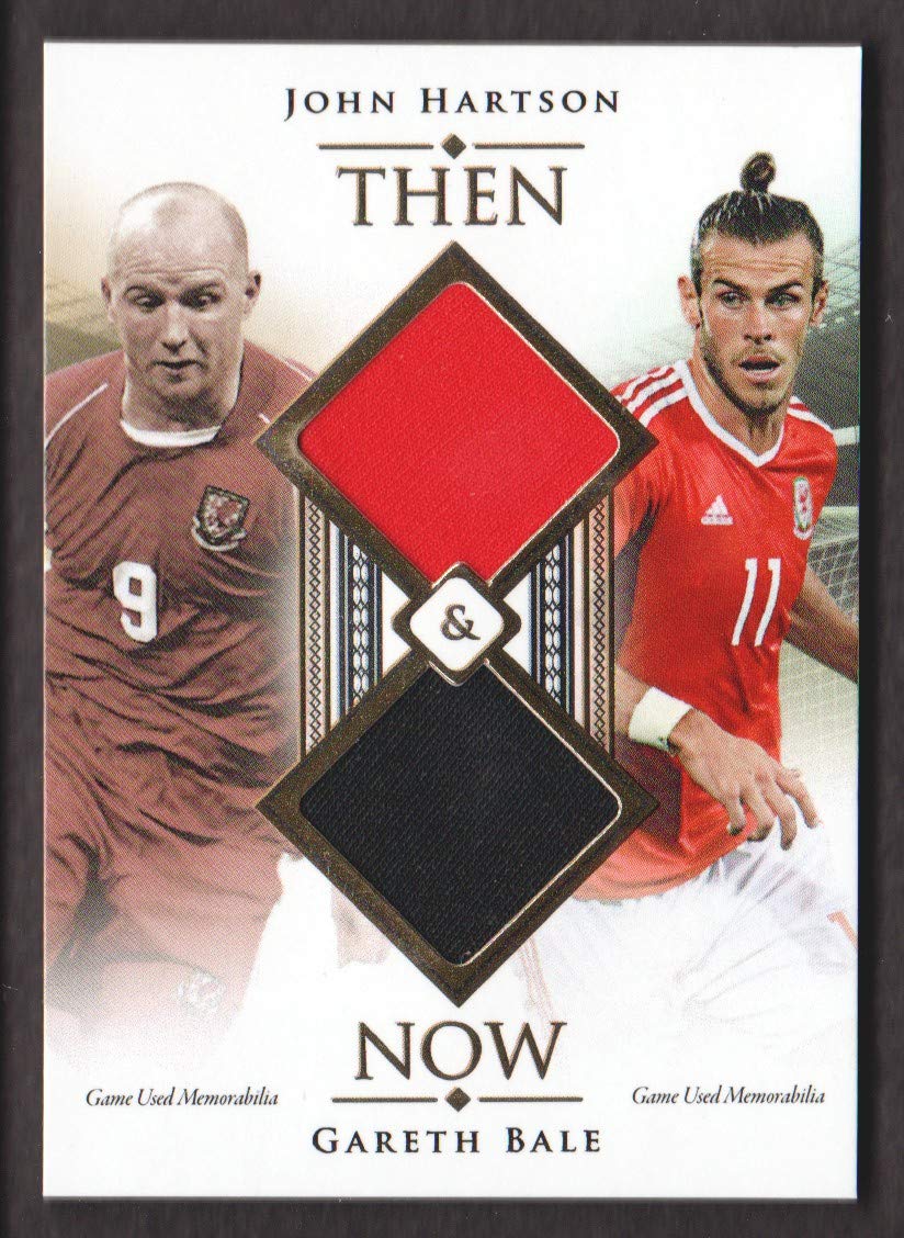 Futera World Football Unique 2018 Futera World Unique Soccer DUAL JERSEY #TN05 John Hartson/Gareth Bale 14/39
