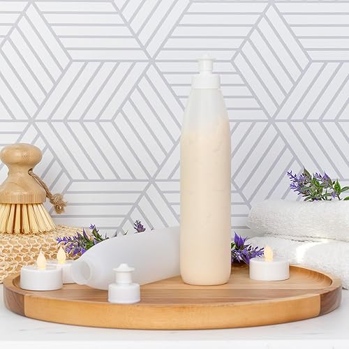 Miniatura 2 de Cornucopia - Botellas exprimibles de 8 onzas para jabón y salsas (paquete de 6), plástico HDPE sin BPA