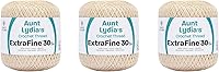 Vista 29 de Aunt Lydia Fashion Crochet blanco – 3 unidades de 150y/449.5 ft – Algodón – Calibre 3 – Crochet