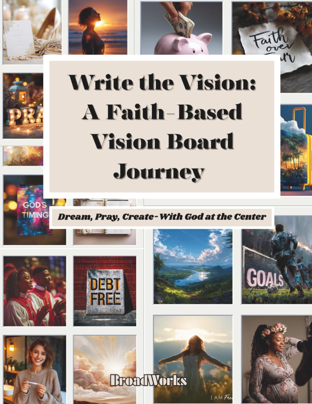 Write the Vision: A Faith Based Vision Board Journey: Dream, Pray, Create--with God at the Center