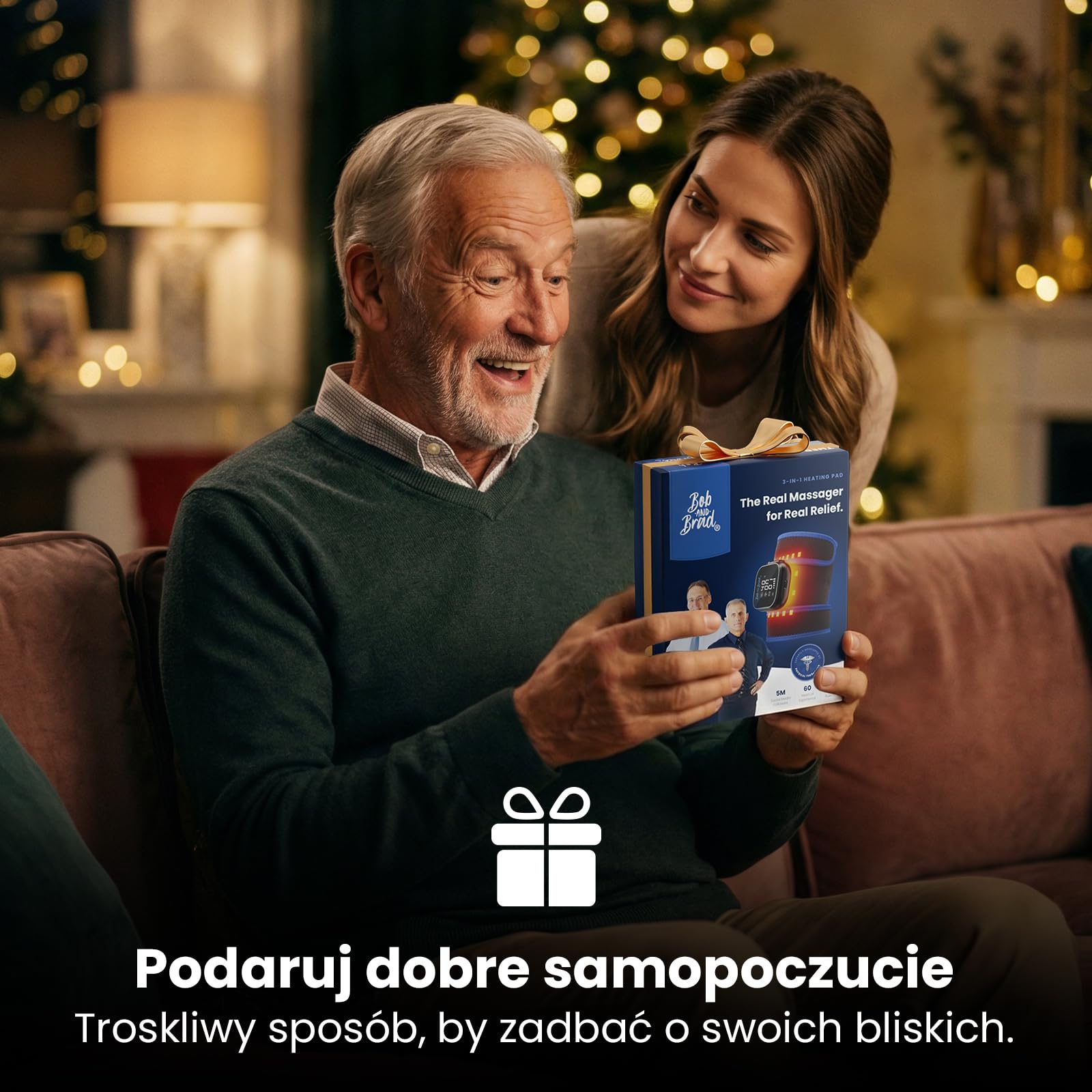 BOB AND BRAD TheraHeat Masażer Nadgarstka z Ciepłem i Czerwonym Światłem
