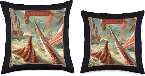 Miniatura 3 de The Battle of Salamis (#03) - Almohada (16 x 16 pulgadas), multicolor