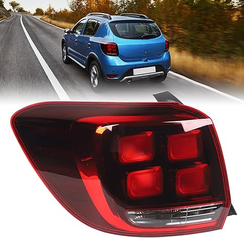 Miniatura 5 de Jauarta Reemplazo de la lámpara trasera de la luz trasera para Dacia Sandero Stepway MK2 Facelift 2017 a 2020 (izquierda 265554938R)