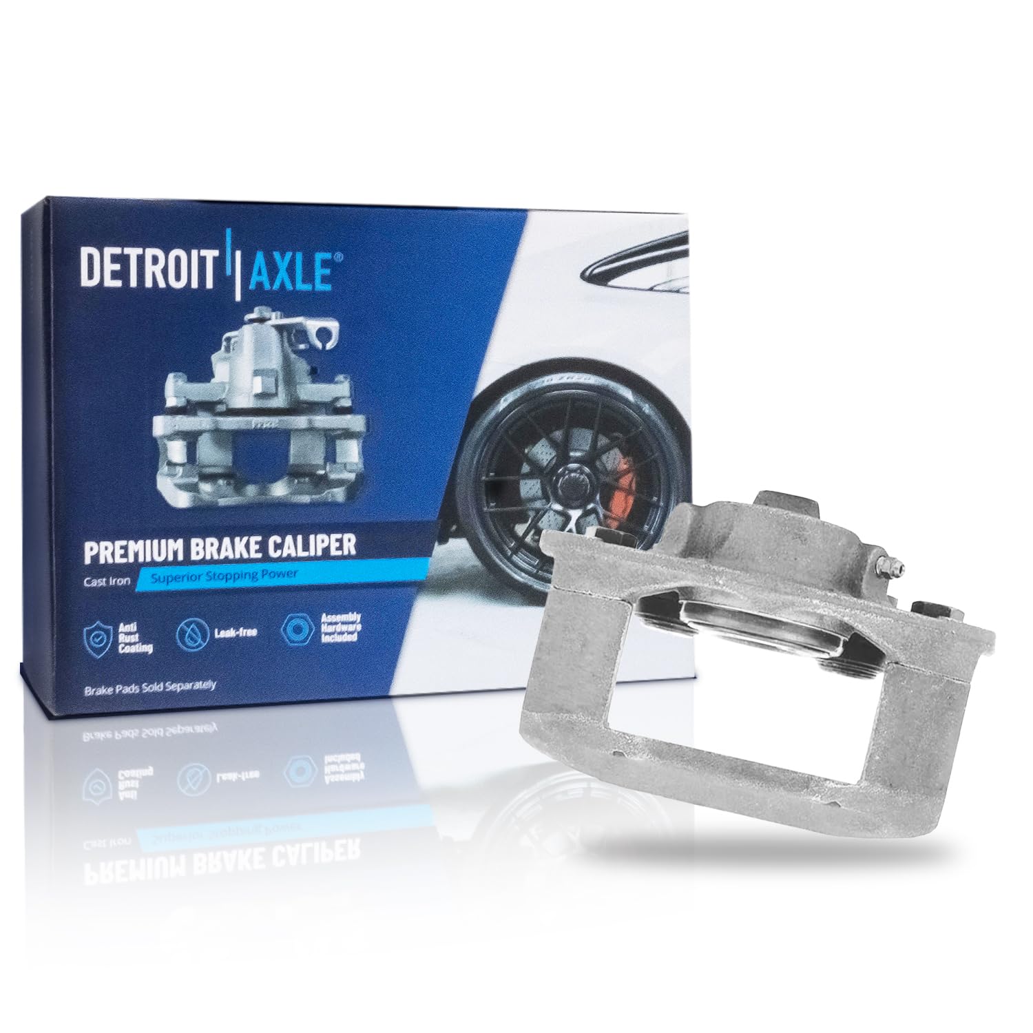 Detroit Axle - 1.6L Front Left Brake Caliper for 1988-1993 Pontiac LeMans