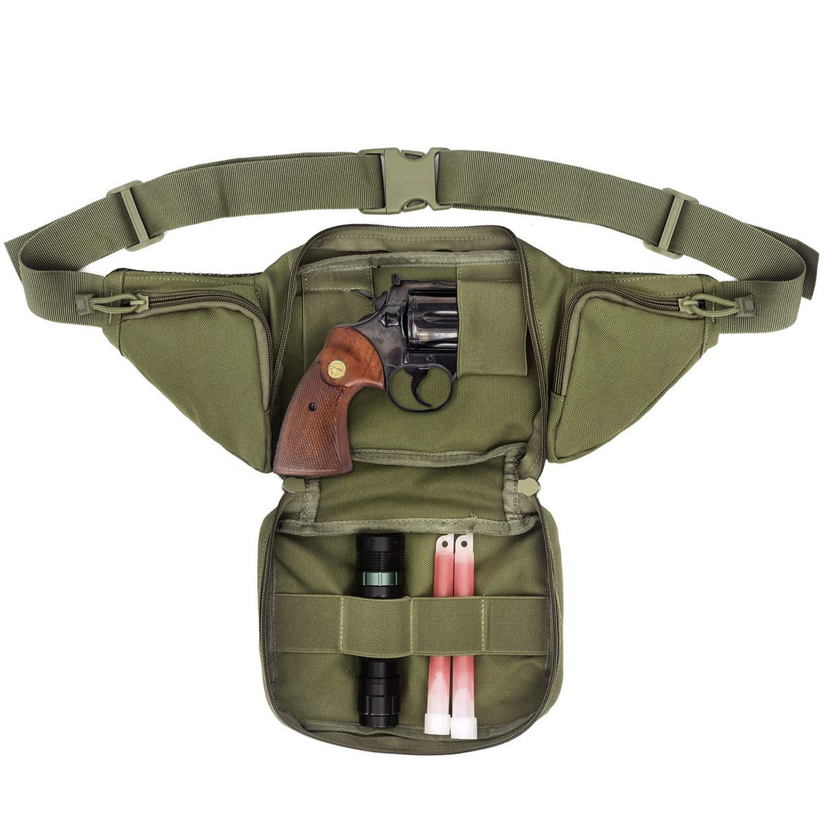 Tactical Pistol Belt Fanny Pack For Men Concealed Carry Fanny Pack