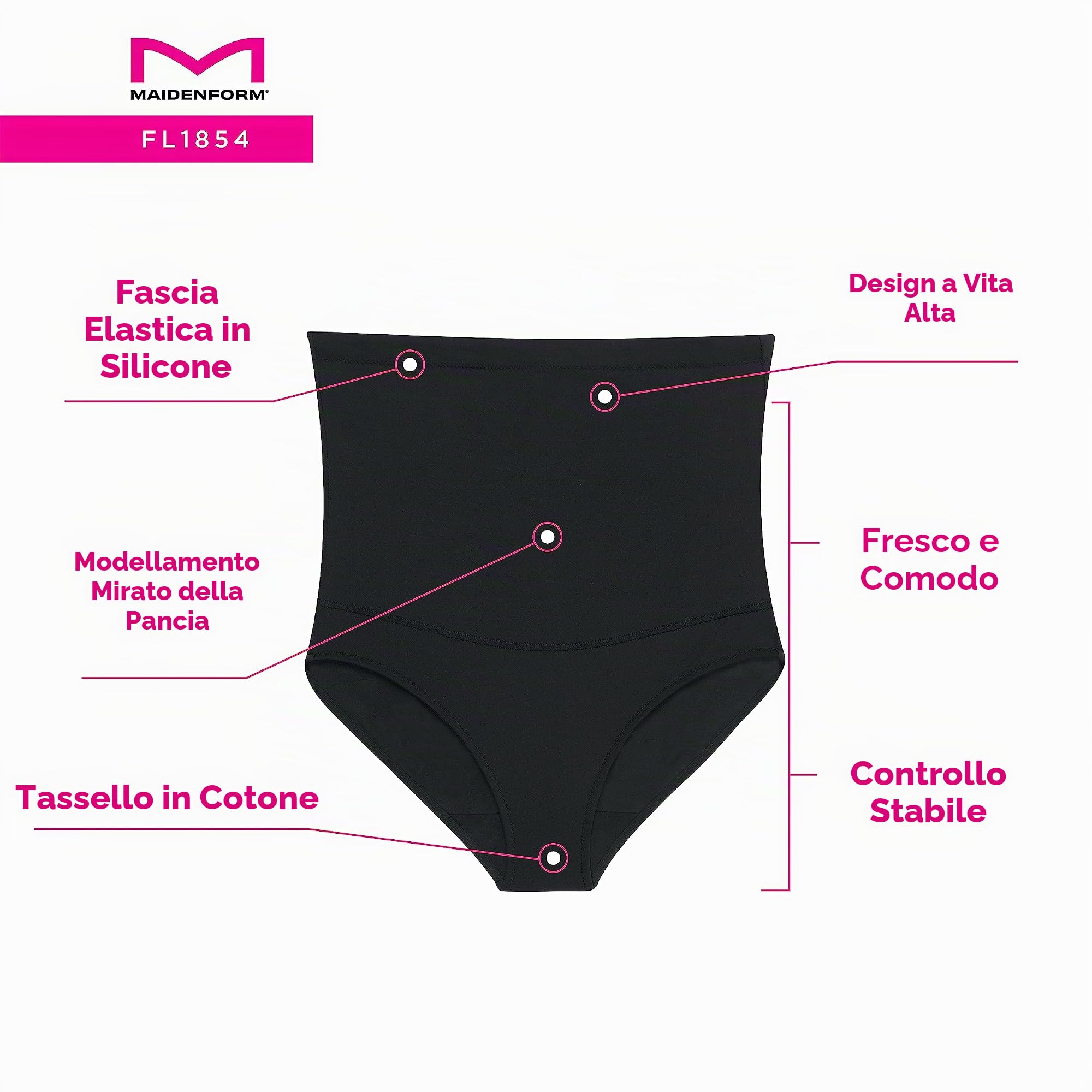 Maidenform 1854 Guaina Donna (Pacco da 1)