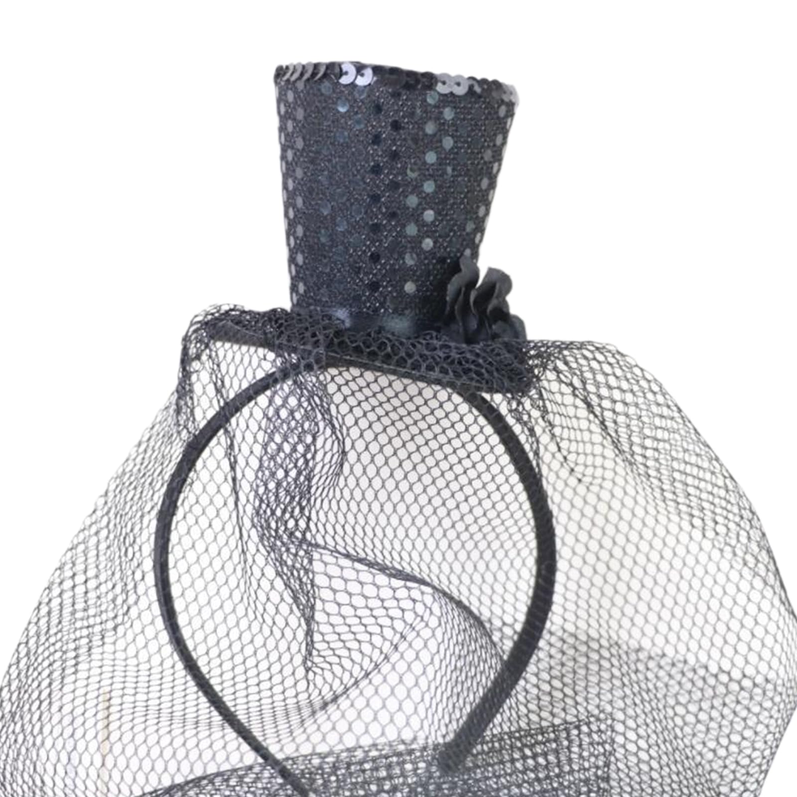 ZIDDAR Veil Top Hat Fascinators Hair Hoop Tea For Girls Kids Vintage Pillbox Tea Fascinators Halloween Halloween Party Hats