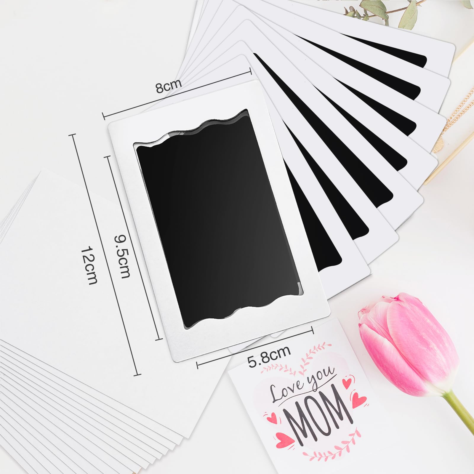 Nabance Inkless Hand & Footprint Kit, 8 Baby Inkless Print Pads, 16 Imprint Cards, Dog Paw Print Kit - Image 2