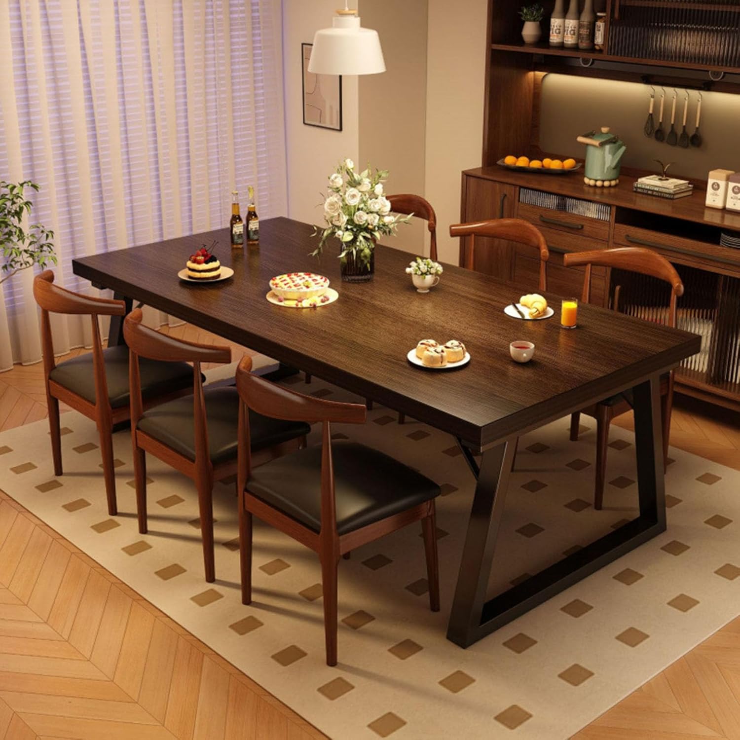 ビンテージ ドロワーサイドボード 飾り台 コンソール 猫脚 剥離