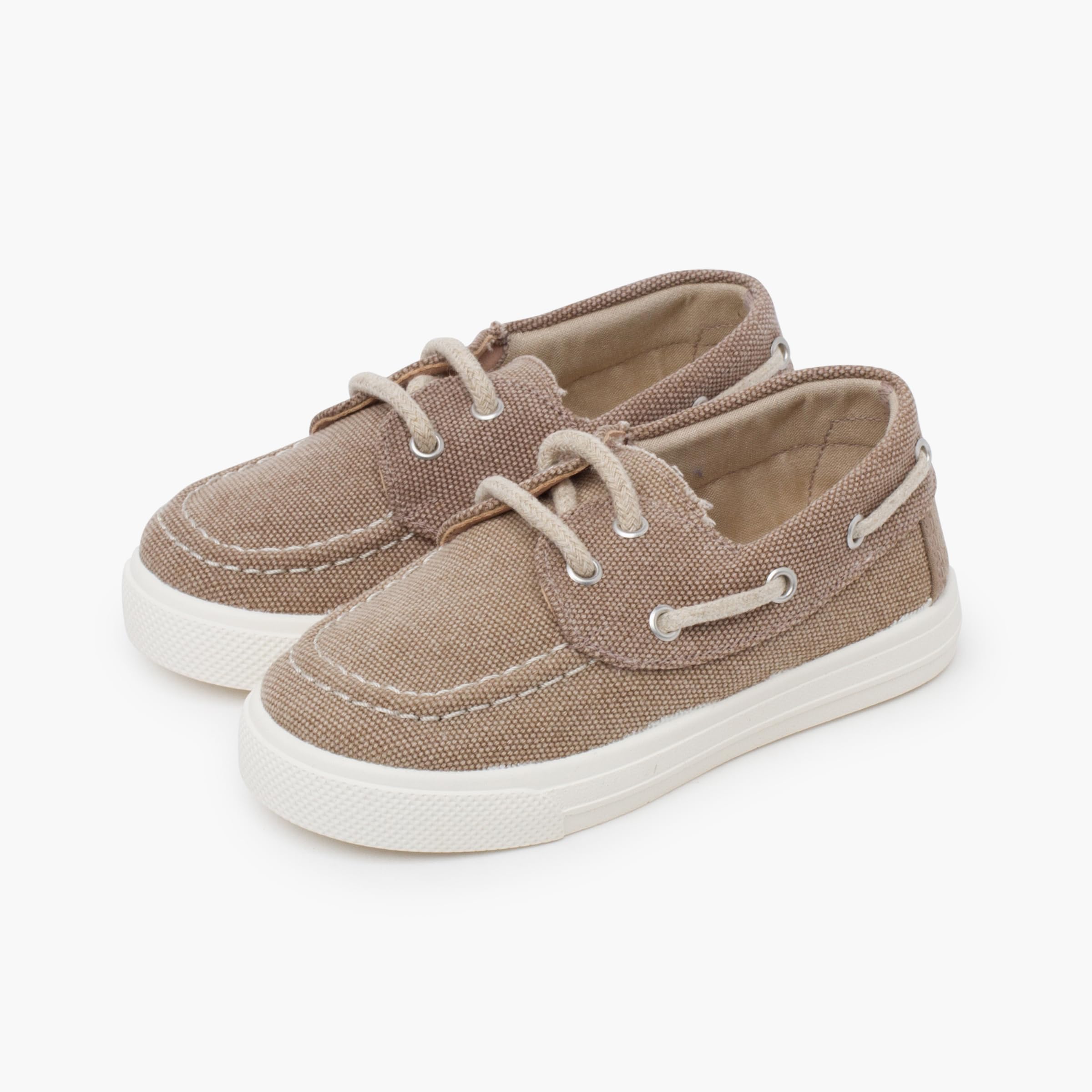 Scarpe da Barca Estivi Tela Organica per Bambini