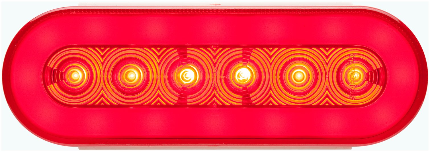 OptronicsSTL111RHBP GloLight 6" Oval LED Stop/Turn/Tail Light