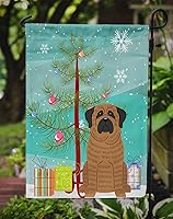 Vista 325 de Caroline's Treasures BB4243GF Bandera de jardín con texto en inglés «Merry Christmas» con texto en inglés «Merry Christmas», bandera decorativa