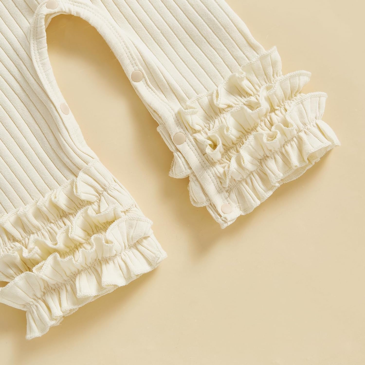 Newborn Baby Girl Clothes Jumpsuit Ruffle Romper Bodysuit Pants Headband One-Piece Coming Home Hospital Outfits - Image 7