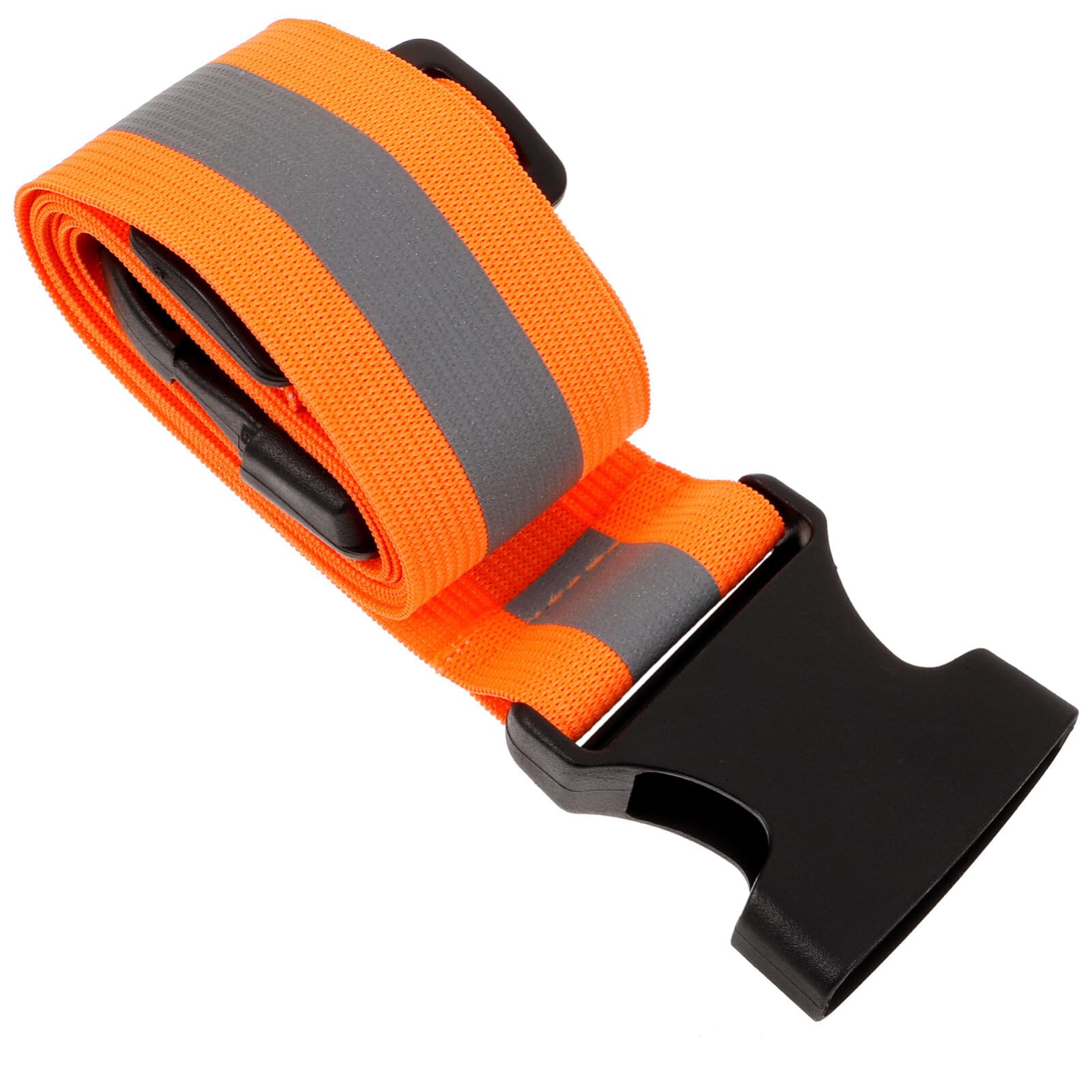 Sosoport Running Belt Waist Belt Reflective Elastic Band Belt Sash Running Safety Gear Light Up Running Belt Lumbar Support Belt for Men Women Orange