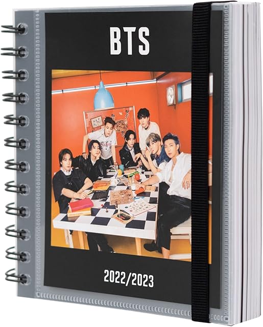 Official BTS Diary 2022-2023 | Back To School 11 Months Academic Diary Day To Page | August 2022 - June 2023 |Mid Year Diary 2022 - 2023 With Stickers | BTS Gifts