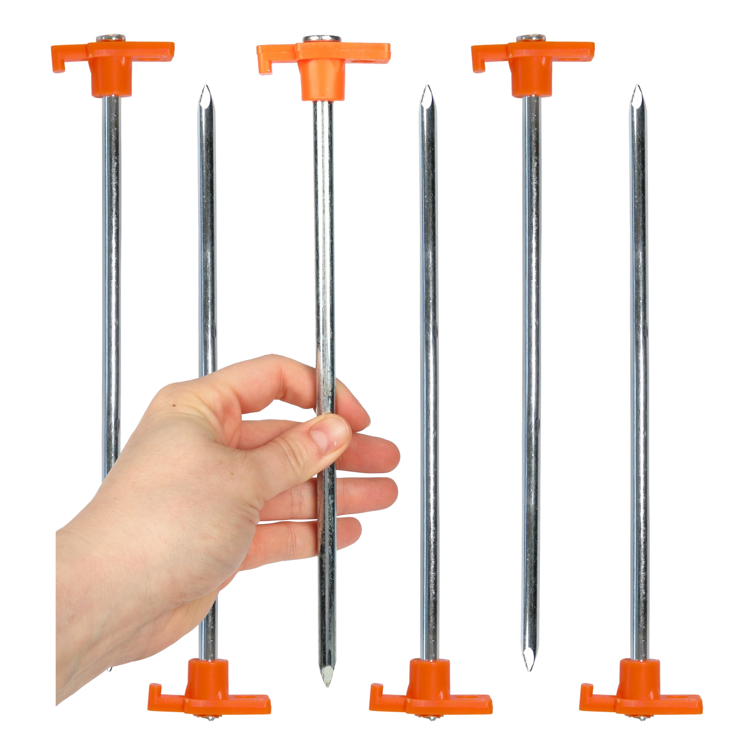 tent nail pegs Coghlan's Steel for Camping, Heavy-Duty Stakes for Outdoor Anchoring, Durable Ground Anchors for Secure Setup, 4-Pack, 10-Inch : Sports & Outdoors Farbe:Stone Grey Napier Backroadz SUV, CUV burgtec Galvanized Steel.