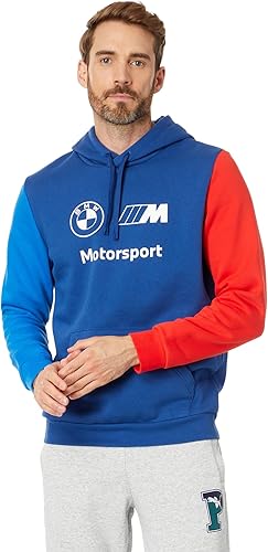 PUMA BMW MMS ESS Forro polar con capucha azul
