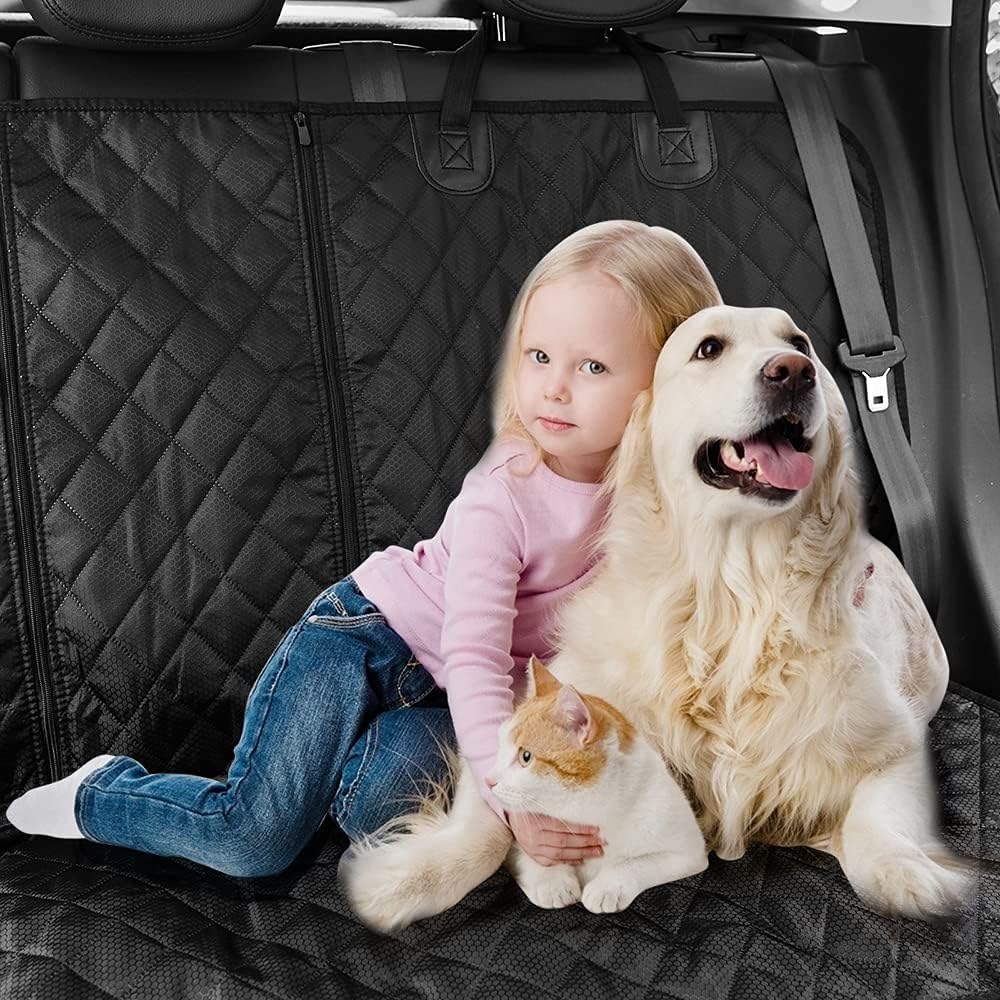Housse de Siège Chien pour Toyota C-HR 2016-2023 | Tissu Oxford 600D imperméable 4 couches Dos antidérapant Résistant aux rayures Facile à nettoyer
