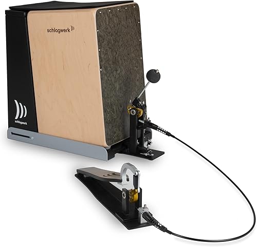 Miniatura 2 de Schlagwerk CAP200 Cajon Pedal l Diseño de cable remoto l Construcción patentada de doble leva l Pedal de longboard l Acción suave l Incluye placa
