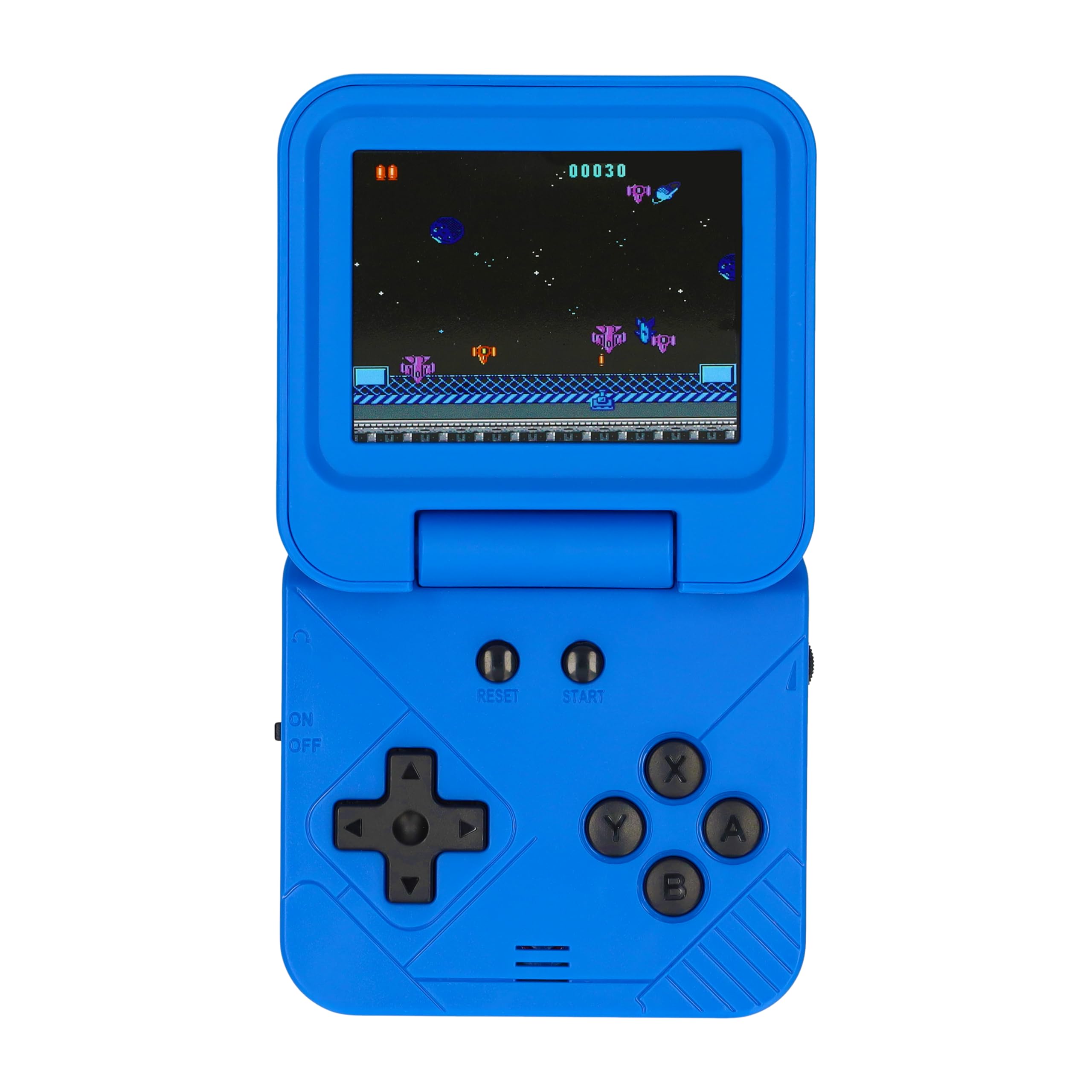 EliphonTowne Handheld Konsole - Retro Rennspiel Für Kinder Mit Lenkrad