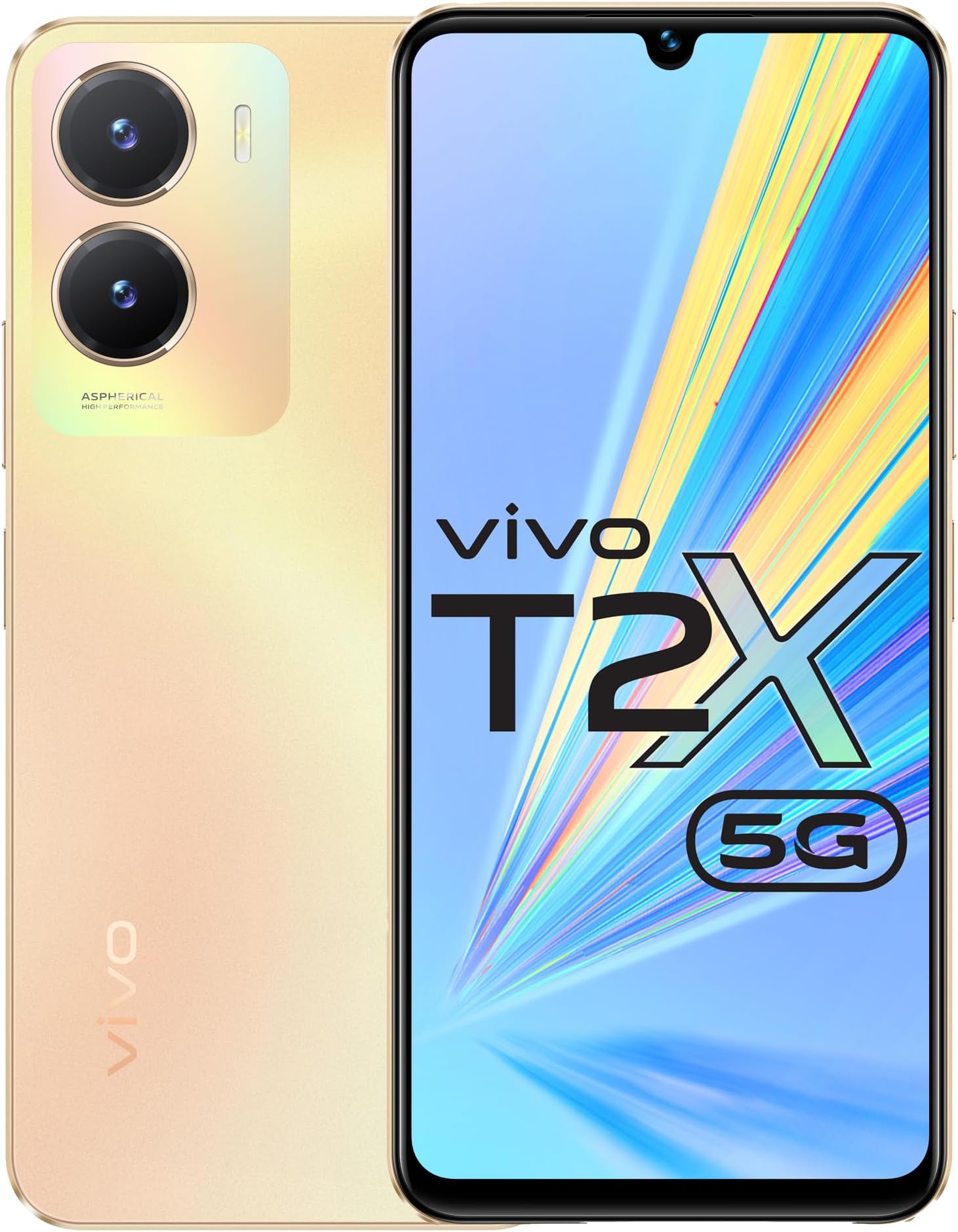 vivo T2x 5G (Aurora Gold, 128 GB) (6 GB RAM)