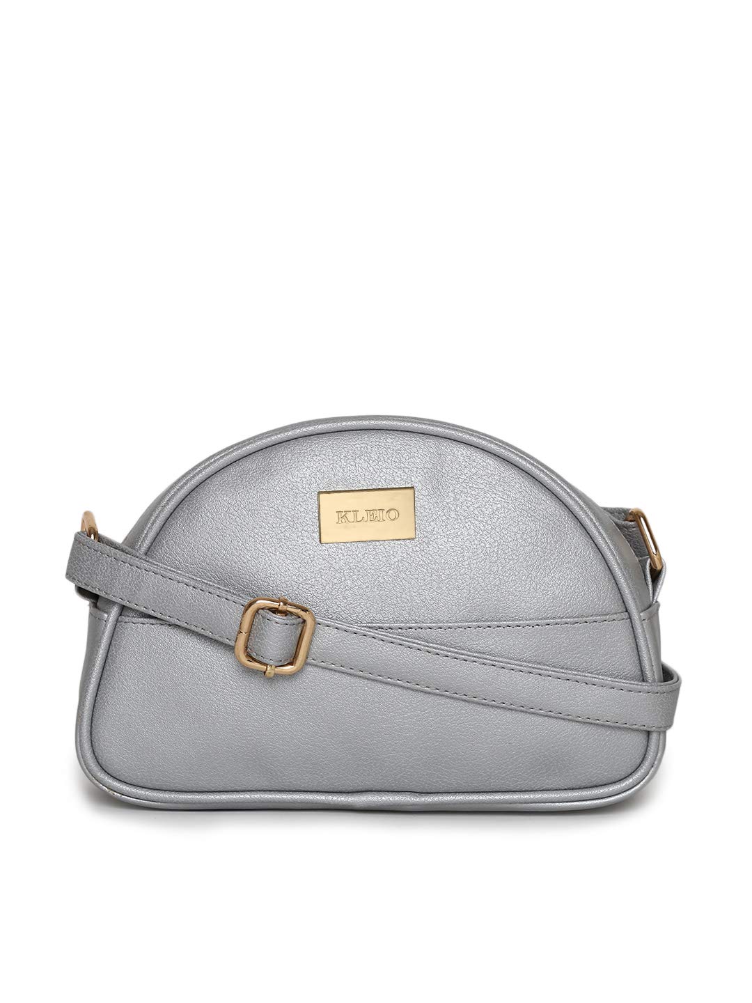 See full amazon price history chart for KLEIO Leather D-Shaped Sling Bag for Women (Silver) with Adjustable Strap & Zip Closure | Water-resistant Casual Crossbody Bag for Girls for Everyday Use, Parties College KLEIO Leather D-Shaped Sling Bag for Women (Silver) with Adjustable Strap & Zip Closure | Water-resistant Casual Crossbody Bag for Girls for Everyday Use, Parties College (B07S942696) Amazon Price History, Amazon Price Tracker