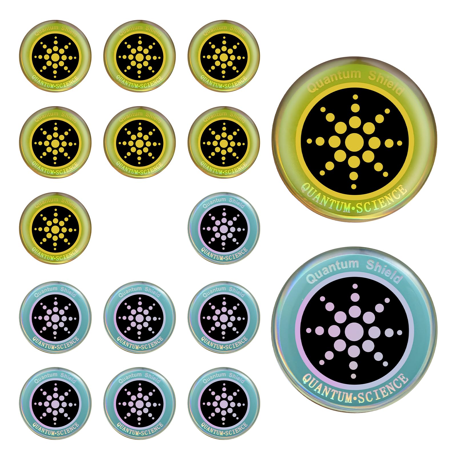 16 Pcs Cell Phone Protection Stickers Neutralizer Shield Blocker