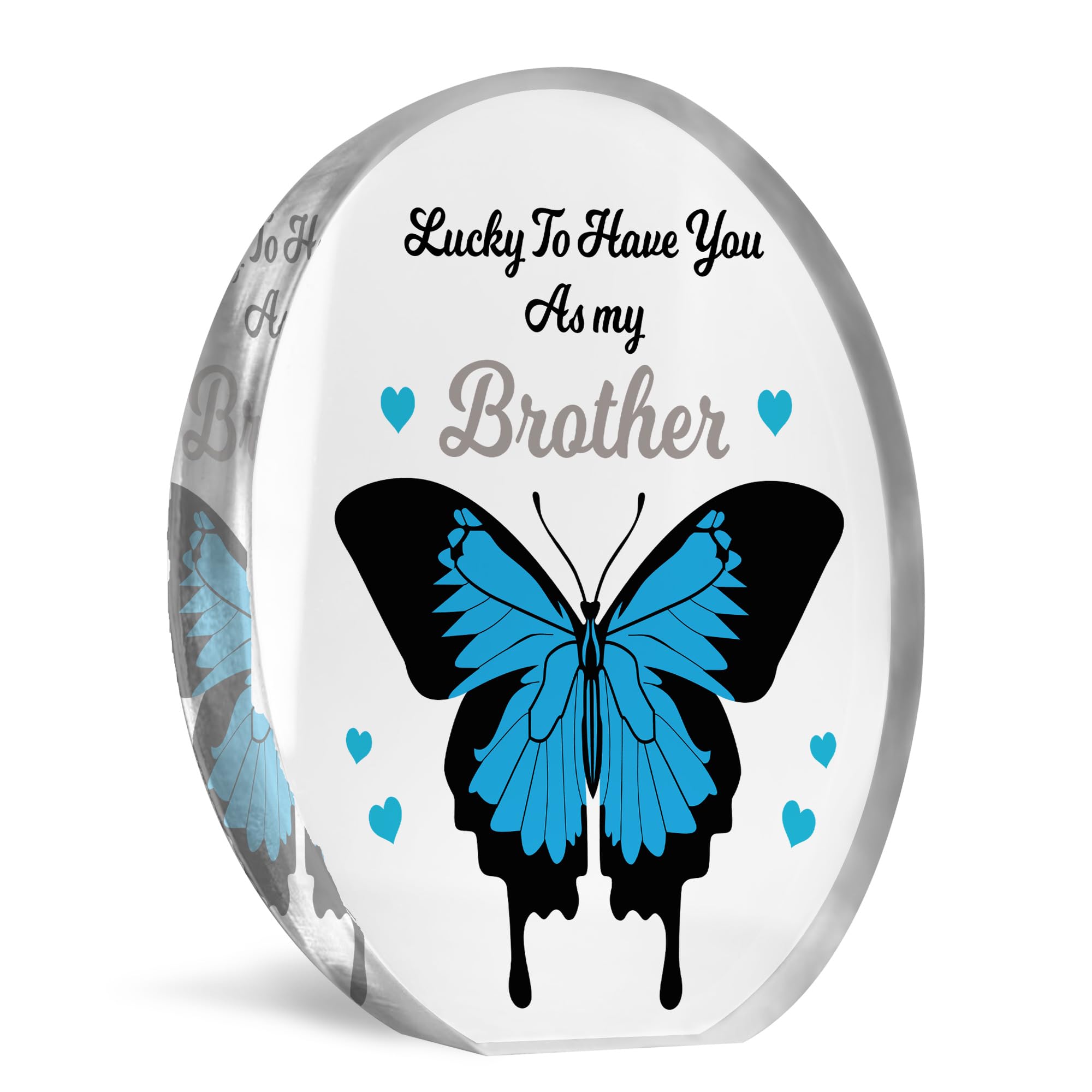 Red Ocean Special Brother Gift For Birthday Christmas Thank You Gift For Brother Lucky To Have You As My Brother Gift From Sister Brother Birthday Gift Brother Gift Christmas Keepsake Gift For Him