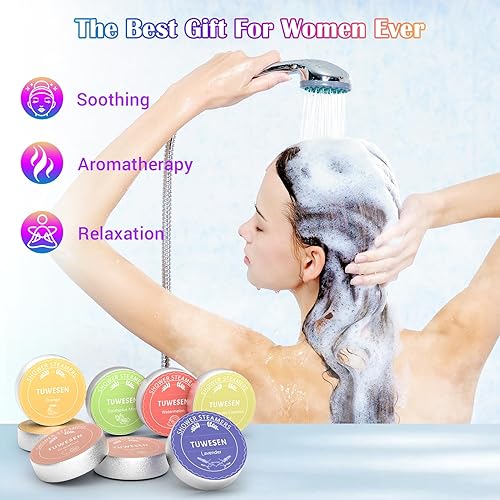 Miniatura 4 de Vaporizadores de ducha para aromaterapia, 8 bombas de ducha para aromaterapia, vaporizadores de ducha para mujeres, bombas de ducha con aceites