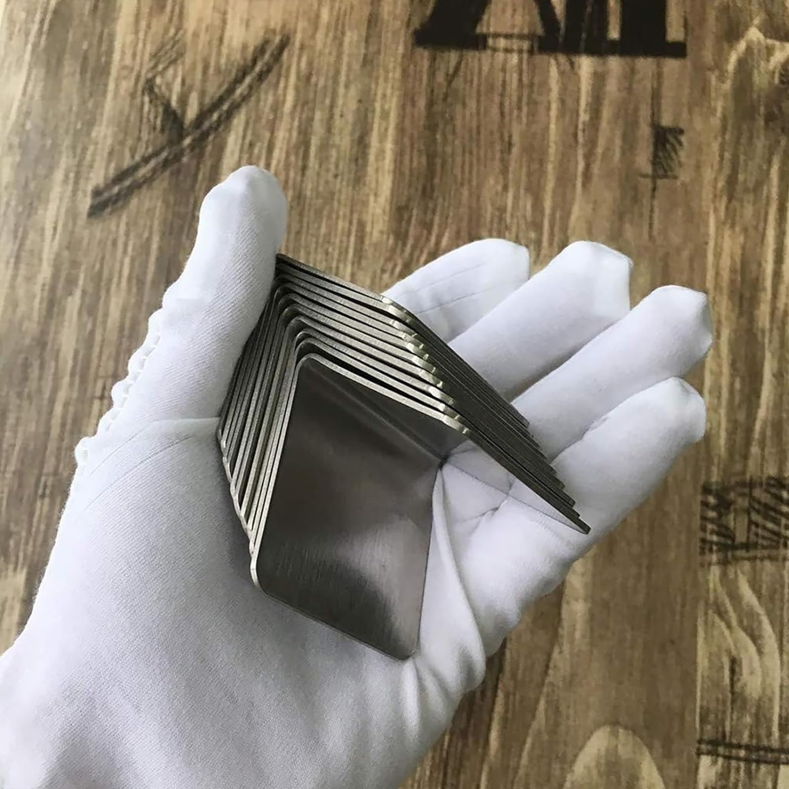Table Numbers Edelstahl Tischnummern - Halter Von 1 Bis 25/50 / 100 Sitzplan Hochzeit Langlebig - Tischkarten Doppelseitige Tischmarkierungen Für Hochzeitsfeiern Bankette Empfänge(1 to 50)