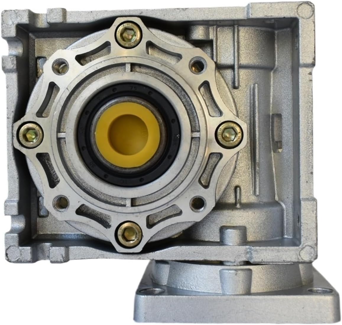 Worm Gear Reducer NMRV040 Worm Gear Reducer 9mm Input Shaft 18mm Output Bore Mechanical 12V 24V Motor Speed Gearbox for DC Brush Motor(15:1)