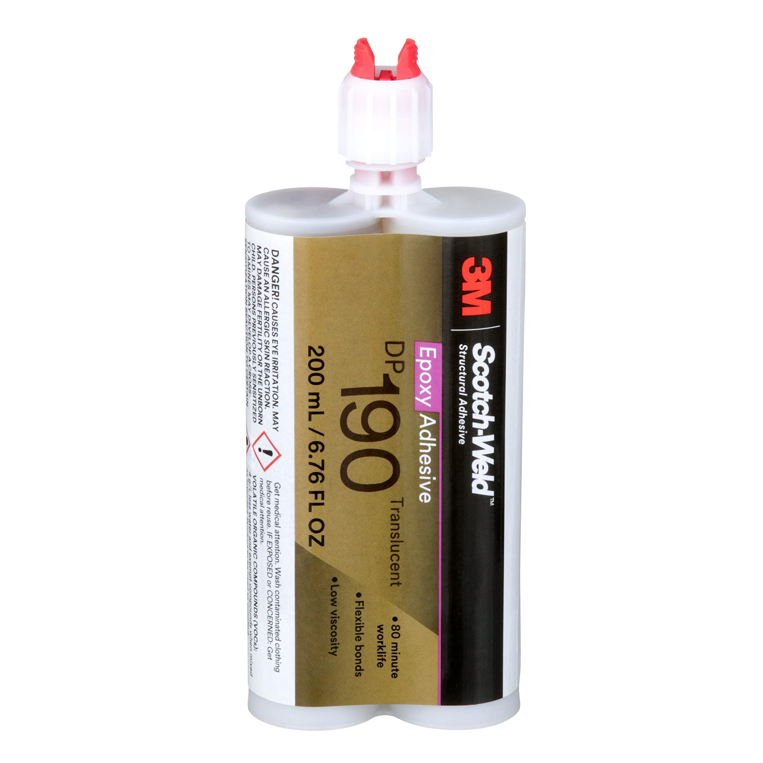 3M Scotch-Weld 87838 Epoxy Adhesive DP190, 200 mL, Translucent, 6.763 fl. oz. (B071W6CQNN) Amazon Price History, Amazon Price Tracker