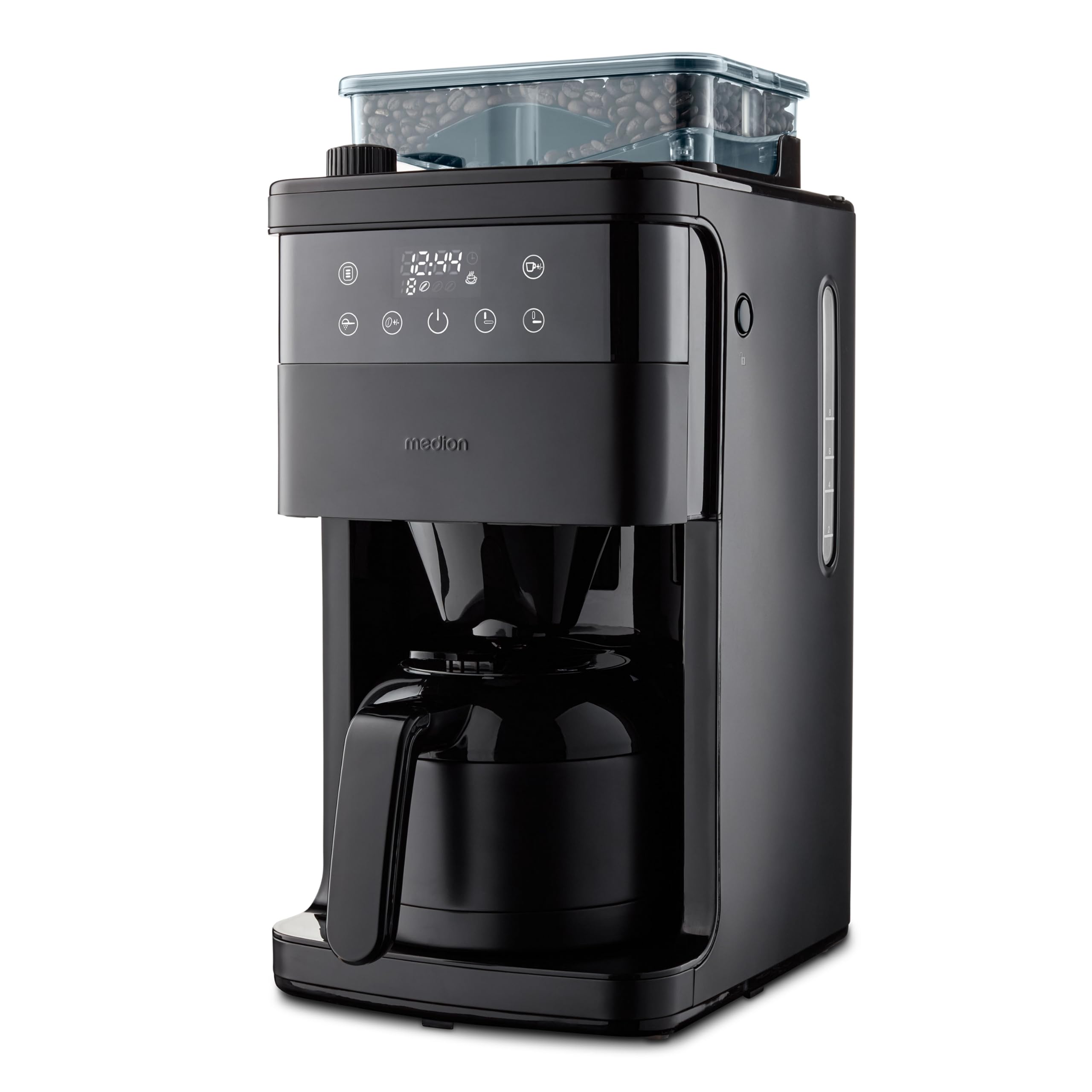 Drip Coffee Machine Medion Black 1000 W 1 L-image
