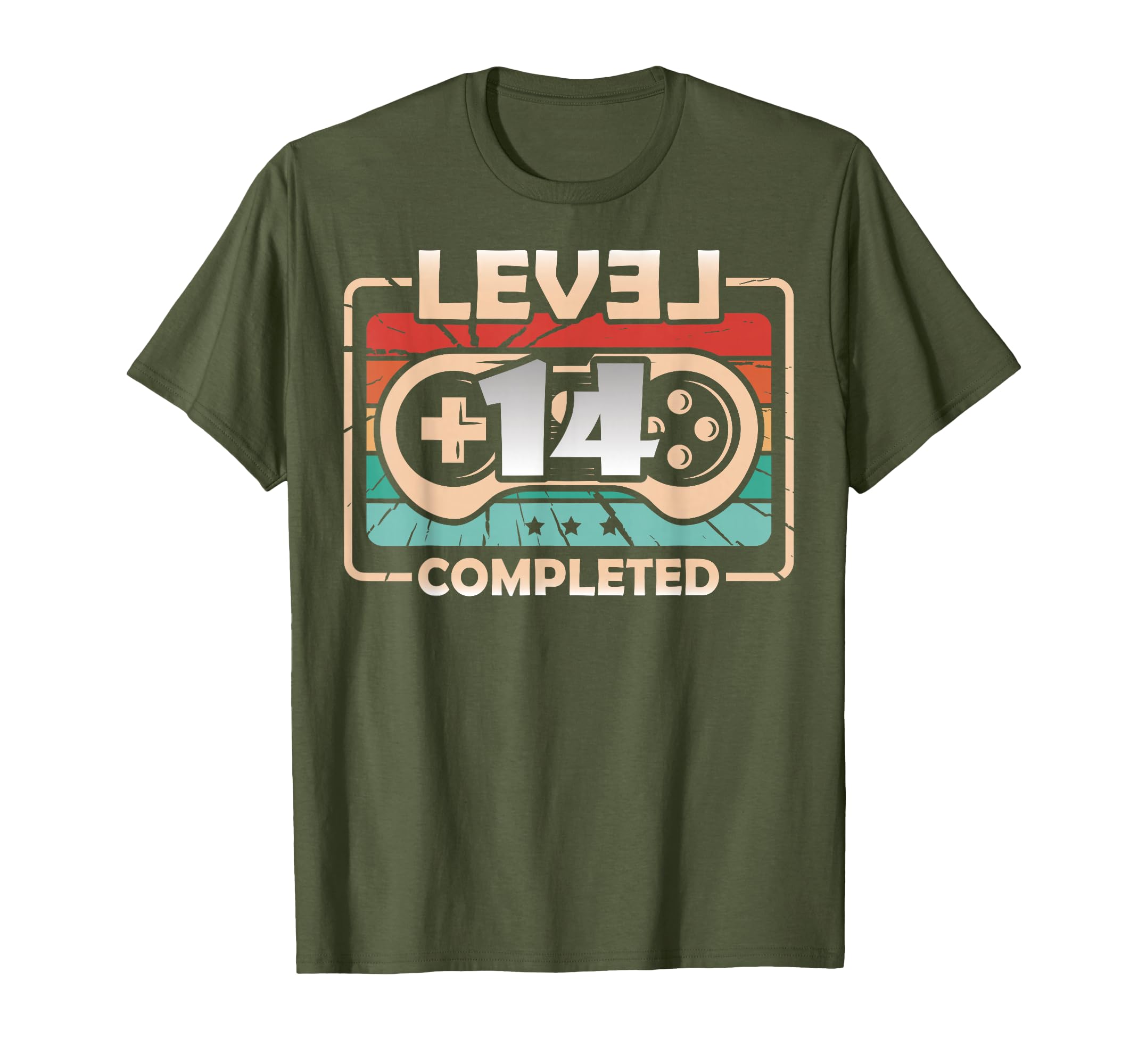 Next Level 14 Year Old Boy Girl 14th Birthday Gaming T-Shirt