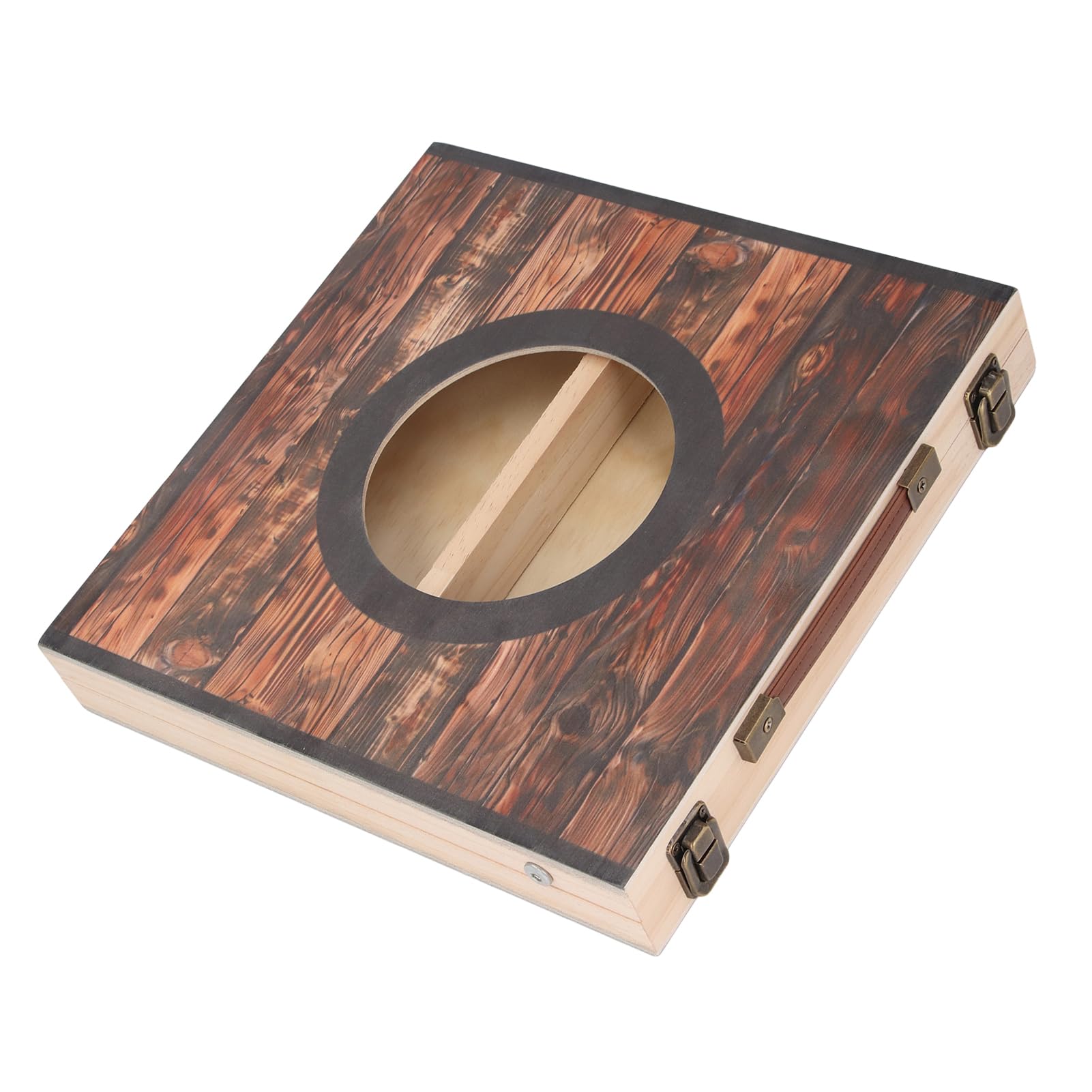 Acouto Ensemble de Jeu de Cornhole, Jeu de Lancer de Sac de Haricots Interactif Portable pour Fête, Camping, Cour Extérieure, Cercle Rouge, de Cornhole Stable, Ensemble de de StableCornhole Outdoor