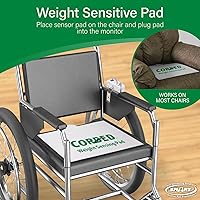 Vista 4 de Smart Caregiver® Bed and Chair Exit Alarm System for Fall/Wandering Prevention – Know When They get up! Includes Monitor with 10in x 30in Bed Sensor