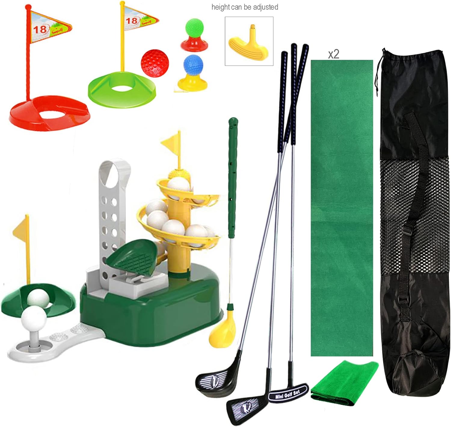 Ssccgym Garden Golf Toys Glof Launcher Shooting Practise