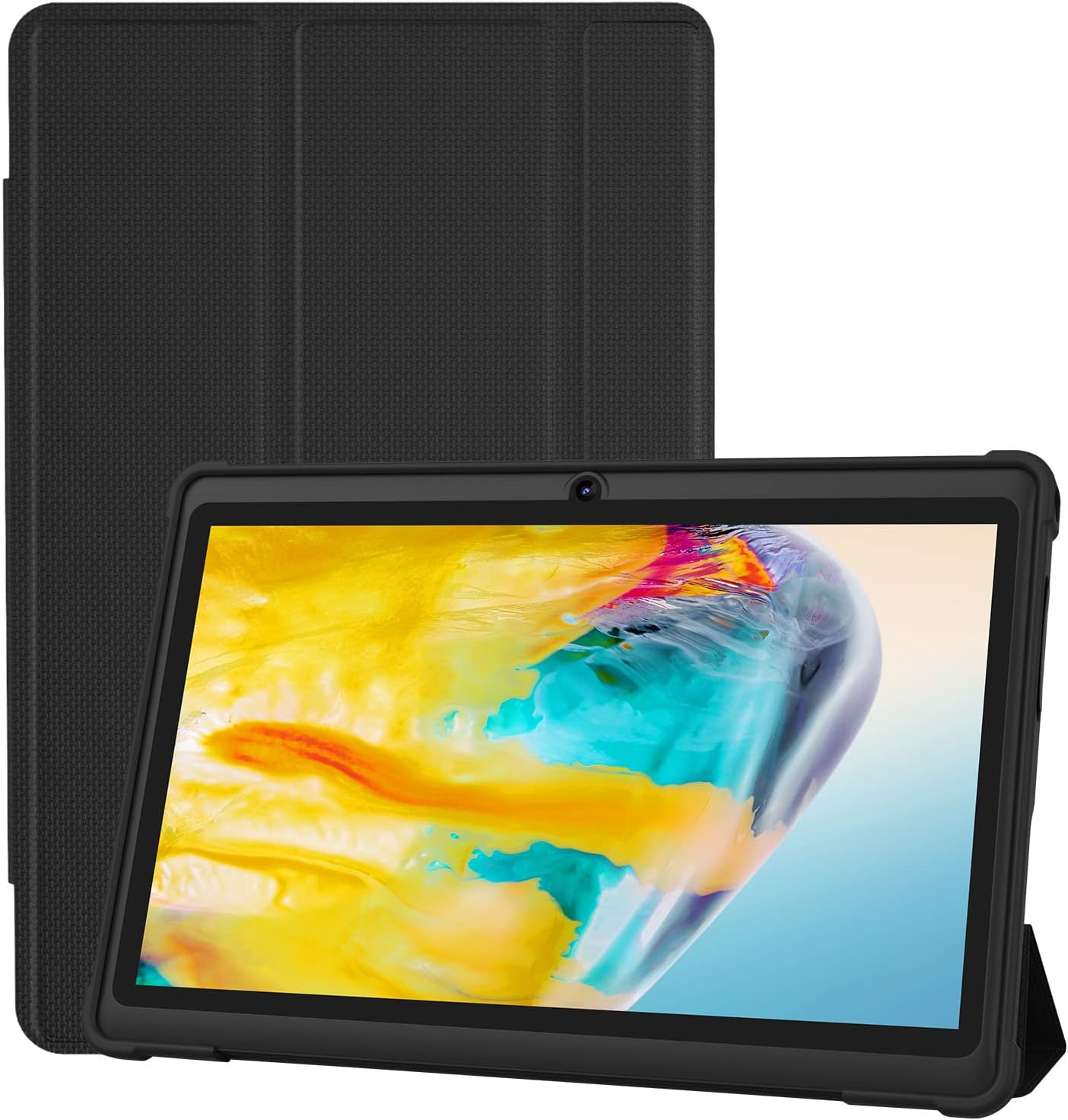 PRITOM 7 inch Tablets Android 13,32 GB, (Expandable 128GB),3500 Mah, Tablet PC, Bluetooth,Dual Camera,WiFi, Portable Tablet PC with Black Case