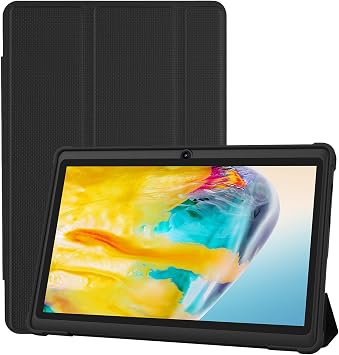 PRITOM 7 inch Tablets Android 13,32 GB, Expandable 128GB,3500 Mah, Tablet PC, Bluetooth,Dual Camera,WiFi, Portable Tablet PC with Black Case