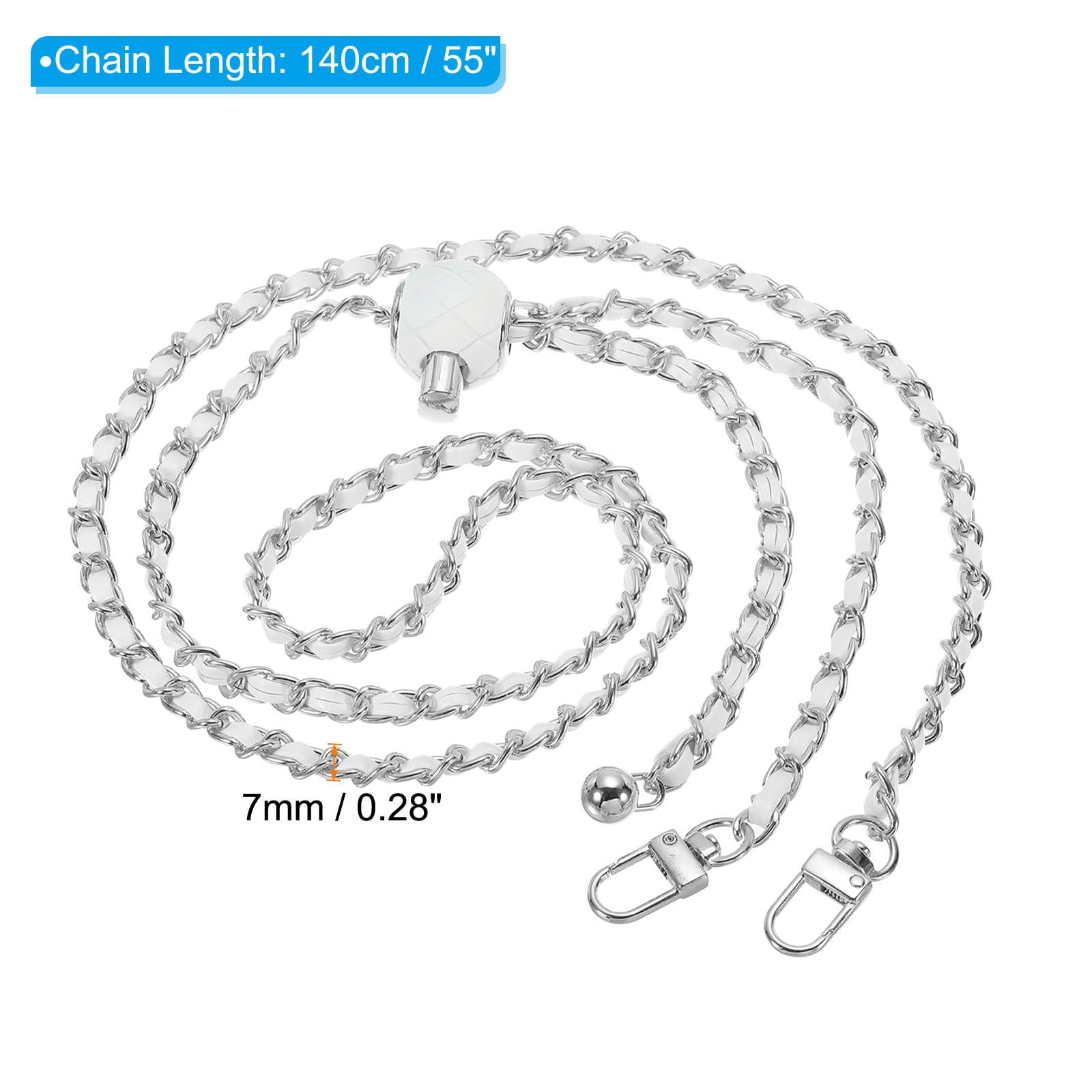 PATIKIL 55 Inch Thin Purse Chain Strap Adjustable - Image 2