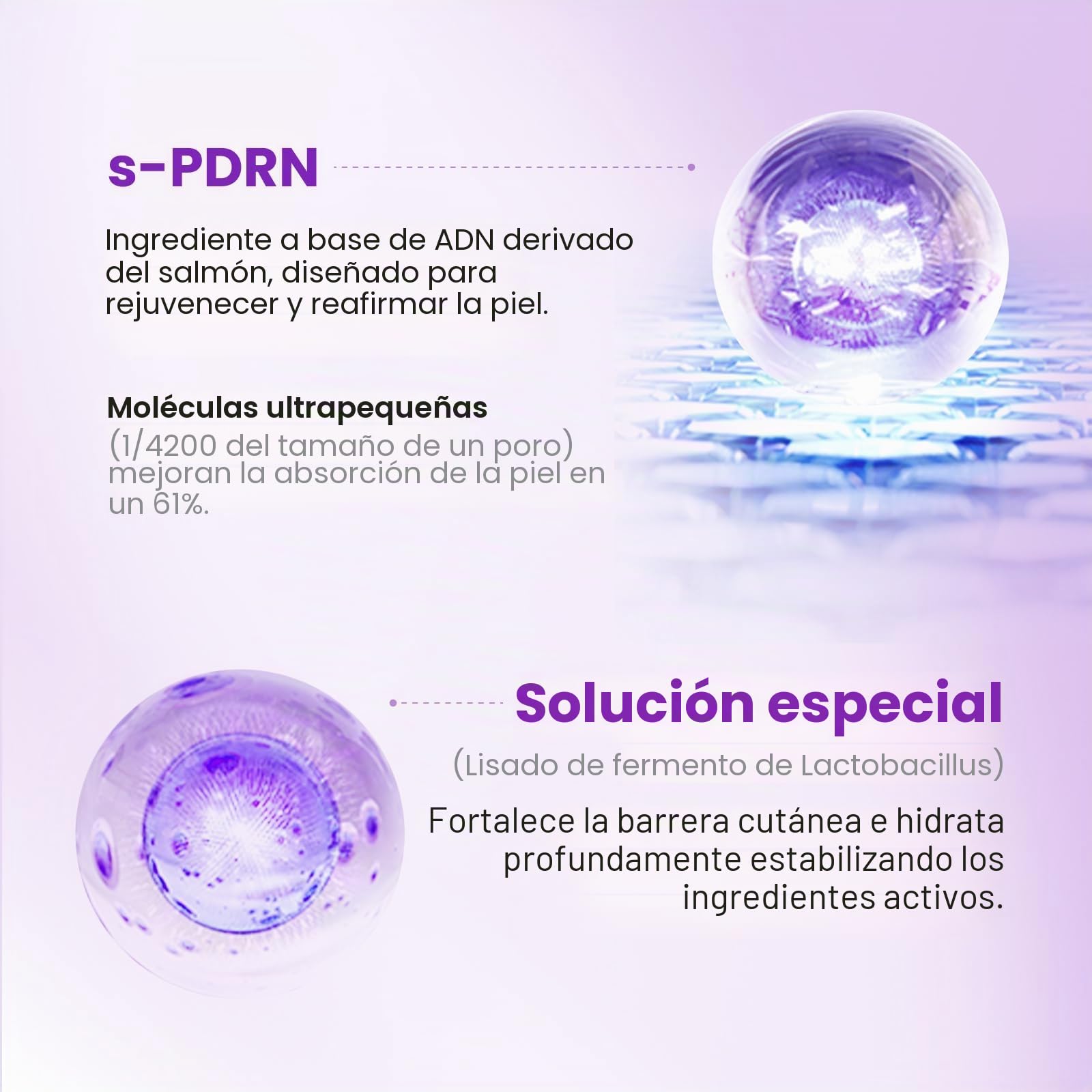 PDRN Active Boost - Suero facial que suaviza las líneas finas y arrugas, rejuvenece y tensa la piel, potenciador antienvejecimiento con colágeno, cuidado de la piel coreano, 1 onza líquida (30