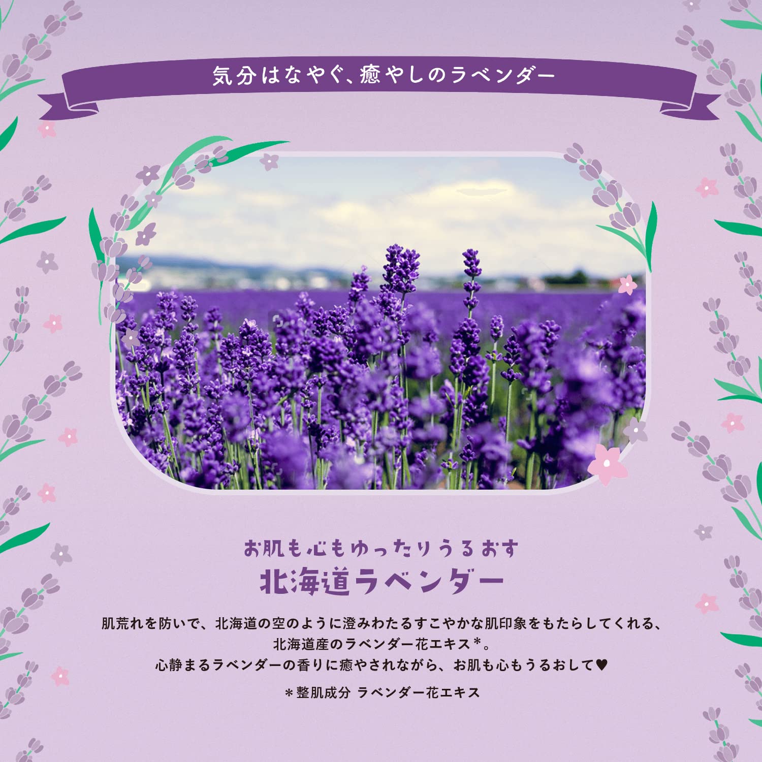 北海道ルルルン ラベンダーの香り パック 7枚×5袋