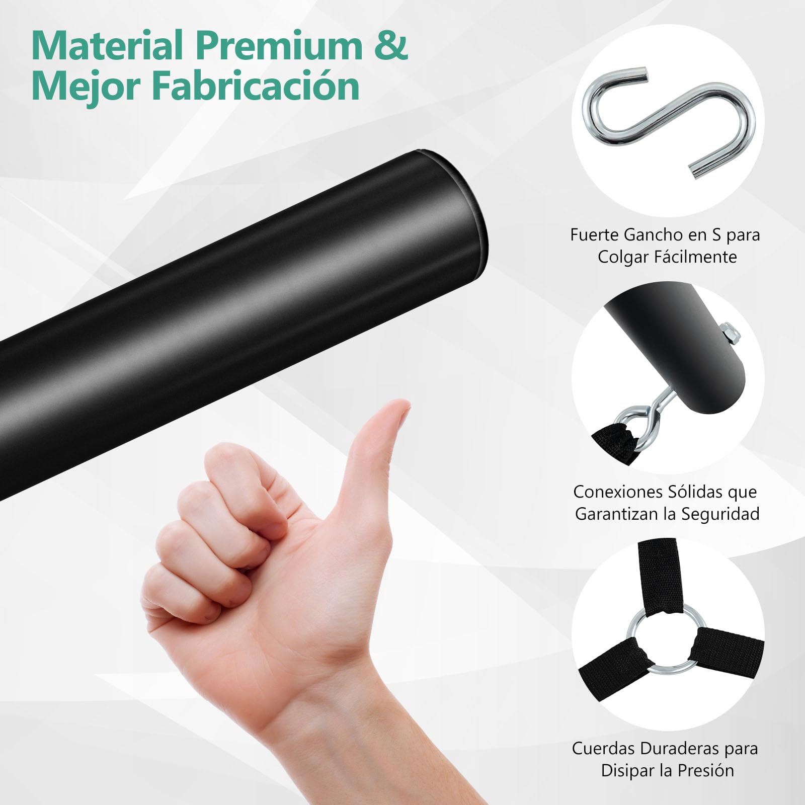 GOPLUS Soporte Trípode De Estructura De Metal Resistente para Columpio/Silla Colgante, Soporte para Silla De Hamaca para Interiores Y Exteriores, Capacidad De Peso De 200 Kg