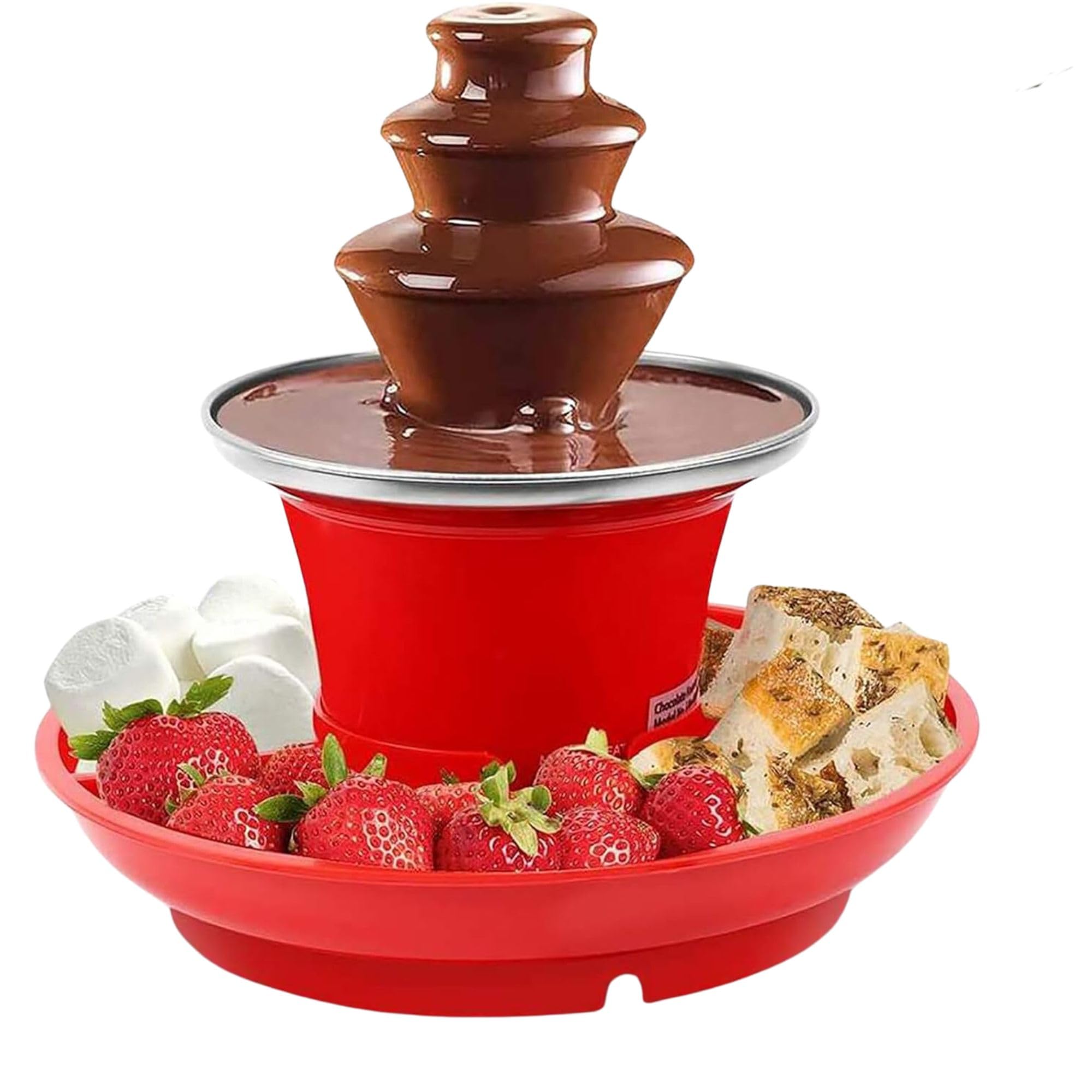 Fontana elettrica per fonduta di Cioccolato a 3 Livelli