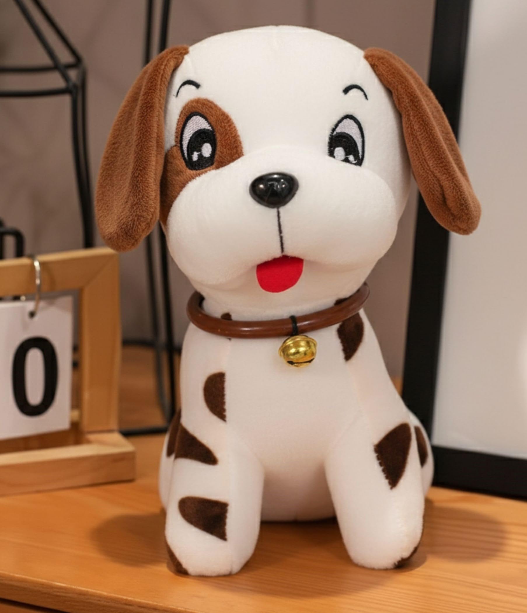 Cute Puppy Soft Stuffed Plush AnimalToy for Kids (Size: 25 cm Color: White)