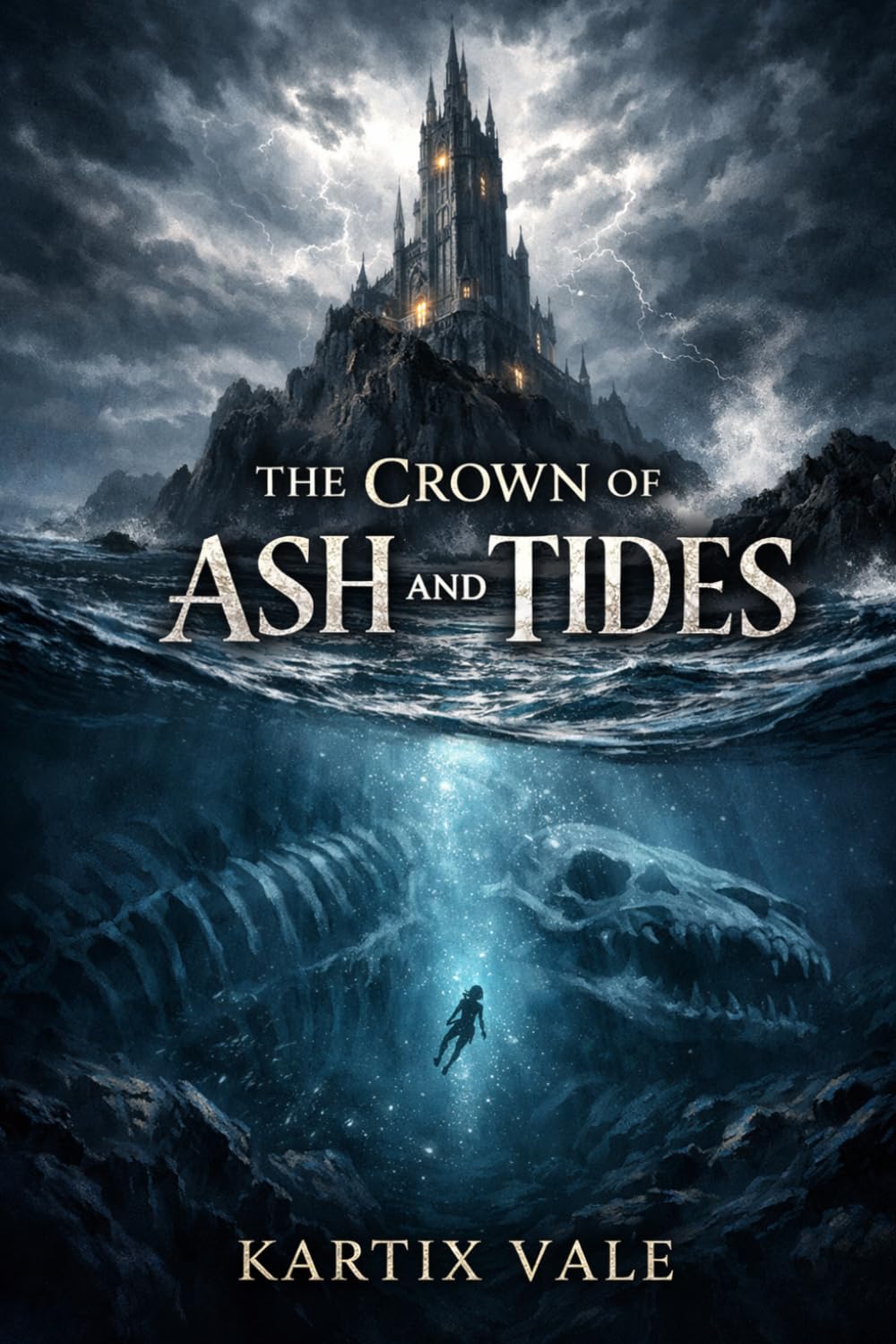 The Crown of Ash and Tides: A Dark Epic Fantasy of Forbidden Magic, Lost Kingdoms, and Destiny