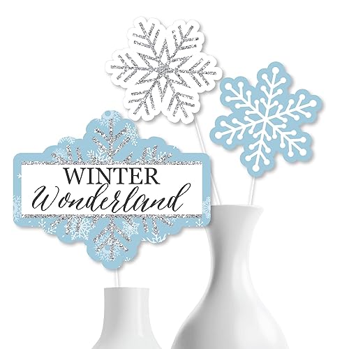 Big Dot of Happiness Winter Wonderland - Snowflake Holiday Party