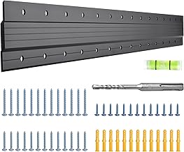 French Cleat 41 Inch, Heavy Duty Aluminum Z Clips Hanger for Hanging Picture Mirror Frame Whiteboard Headboard, Interlocking Wall Mounting Bracket with Hardware Support 250lbs