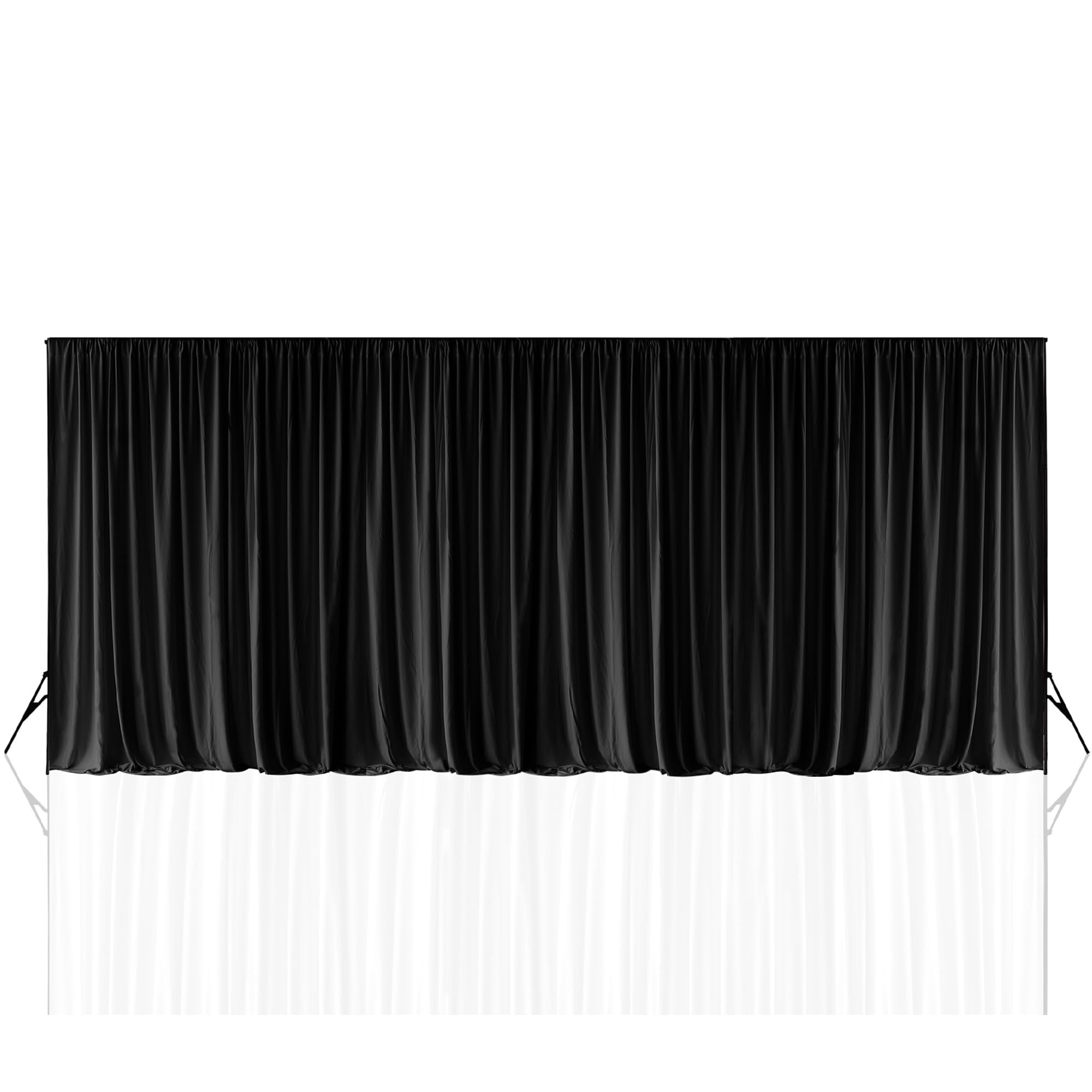 Event Decor Shop Czarne tło fotograficzne zaciemniające 190 g/m² poliester