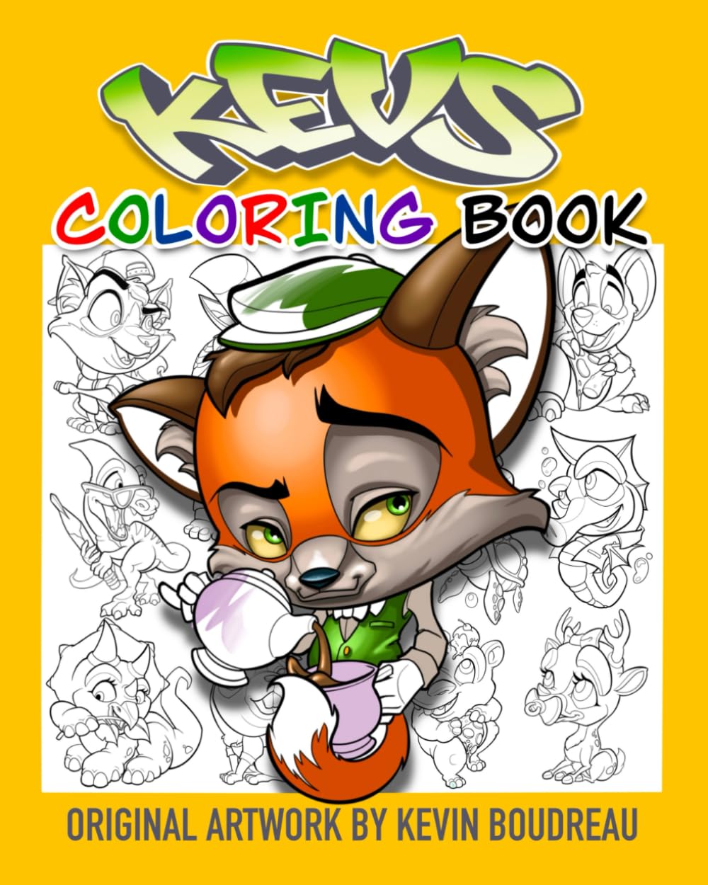Kev's Coloring Book: VOL 1